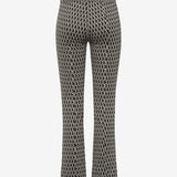 Malou S Retrotouch Jersey Patterned Ankle Pants (73-5668)