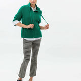 Malou S Retrotouch Jersey Patterned Ankle Pants (73-5668)