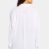Becky Popover Blouse - Optic White