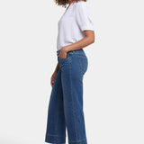 Teresa Wide Leg Ankle Denim Pants