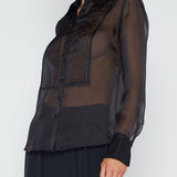 Divya Pintuck Tuxedo Shirt