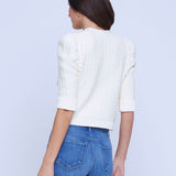 Delilah Crop Textured Cardigan