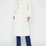 Olina Long Coat With Belt
