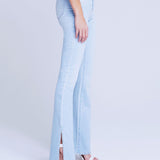 Abiilene High-Rise Baby Boot Slit Jeans