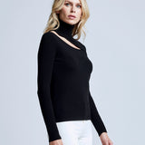 Everlee Cutout Turtleneck Sweater