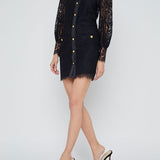 Sakura lace Shift Dress