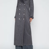 Citron Faux Fur Maxi Coat
