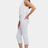 Marilyn Striped Crop Cuff Pants