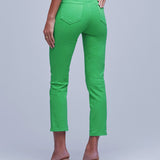 Alexia High-Rise Crop Cigarette Pants