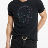 kull Embridery Raw Edge T-shirt