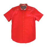 Thresher Textured Short Sleeves Button-Up Shirt