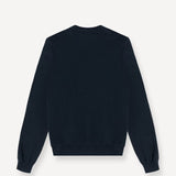 Nower Mens Textured Knit Crewneck Sweatshirt