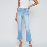 Tati High-Rise Crop Micro Boot Pants