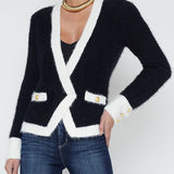 Georgia Contrast Cardigan Blazer