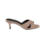 Aveline Kitten-Heel Sandal