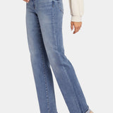 Relaxed Straight Roll Cuff Pants