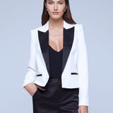 Scarlet Crop Blazer