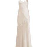 Serita Maxi V-Neck Bias Dress