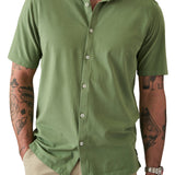Solid Short Sleeves Big On Point Shirt
