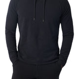 Long Sleeve Hoodie In Slub Cotton