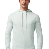 Long Sleeve Hoodie In Slub Cotton