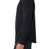 Long Sleeve Henley Soft Slub Jersey