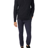 Long Sleeve Henley Soft Slub Jersey