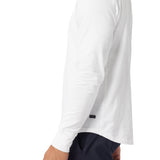 Long Sleeve Henley Soft Slub Jersey