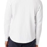 Long Sleeve Henley Soft Slub Jersey