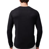 Long Sleeve Crewneck Tee In Premium Cotton Jersey
