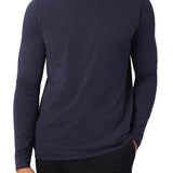 Long Sleeve Crewneck Tee In Premium Cotton Jersey