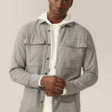 Stadium Shirt Jacket in Brushed Flannel