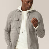 Stadium Shirt Jacket in Brushed Flannel