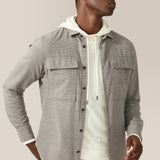 Stadium Shirt Jacket in Brushed Flannel