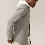 Stadium Shirt Jacket in Brushed Flannel