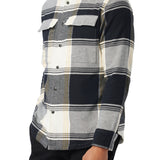 Brushed Flannel Stadium Shirt Jacket