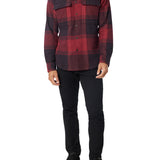Brushed Flannel Stadium Shirt Jacket