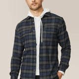 Stadium Shirt Jacket in Brushed Flannel
