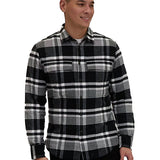 Stadium Shirt Jacket in Brushed Flannel