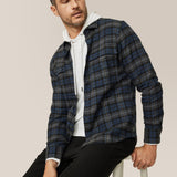 Stadium Shirt Jacket in Brushed Flannel