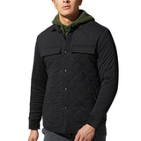 Quilted Stadium Shirt Jacket
