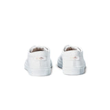 White Edge Lo-Top Sneaker In Monochromatic Nappa Leather