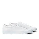 White Edge Lo-Top Sneaker In Monochromatic Nappa Leather