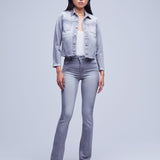 Janelle Slim Raw Jacket