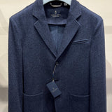 Double Jacquard Deconstructed Shirt Jacket