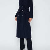 Olina Long Coat With Belt