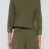 Kumi Crpped Fitted Jacket