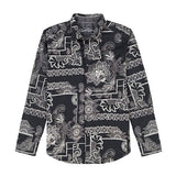 Arden Long Sleeves Patterned Button Down Shirt