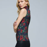 Ceci Sleeveless Turtle Neck Rose