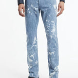 Regular Fit Denim with Raw Edges